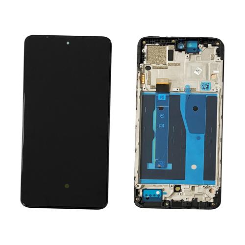 DISPLAY LCD PER MOTOROLA XT2347 MOTO G84 5G NERO CON FRAME 5D68C23231